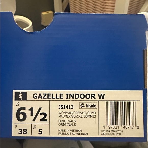 Adidas Women’s Gazelle "Wonder Mauve/Cream White/Gum" - Picture 3 of 3